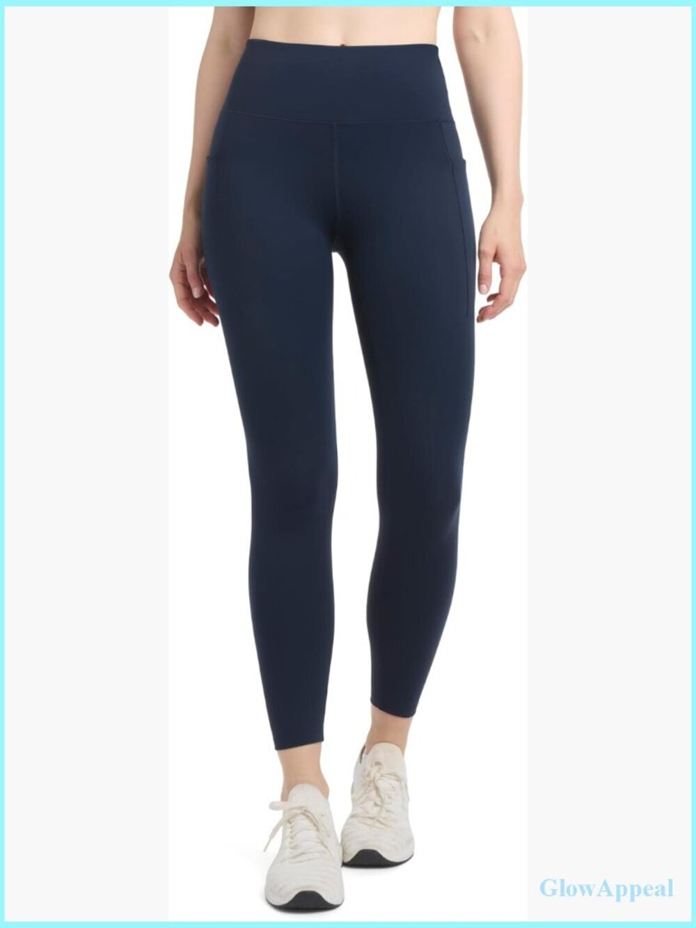 High Rise 7/8 Leggings with Pockets Moisture Wicking Activewear